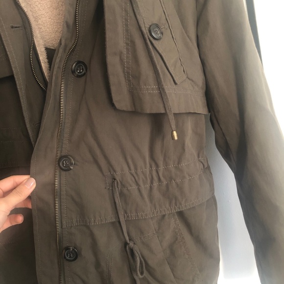 Qua Women’s Winter Coat (military green) Small - Picture 4 of 5